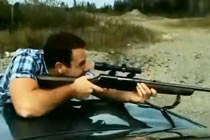 Sniper Rifle Recoil Breaks Eye Socket