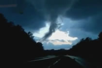 Tornado Forms In Front Of Couple